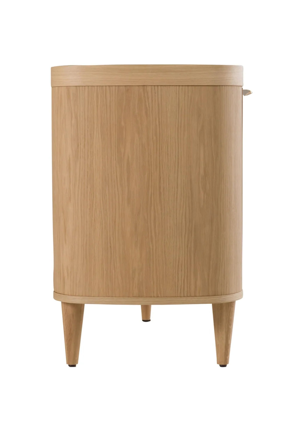 Luxury Oak 3-Door Sideboard European Style for Villa