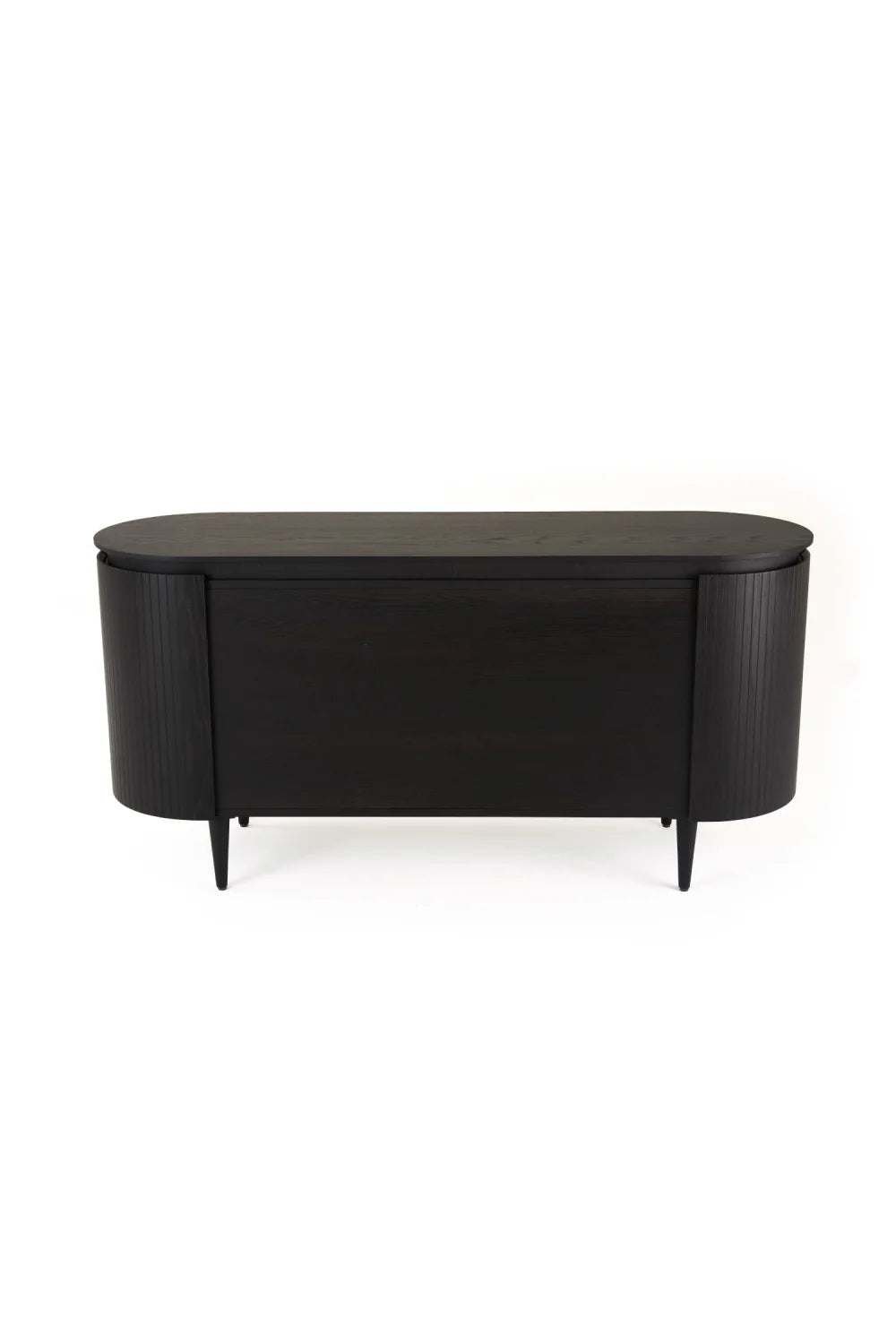 Luxury Oak 4-Door Sideboard European Style for Villa