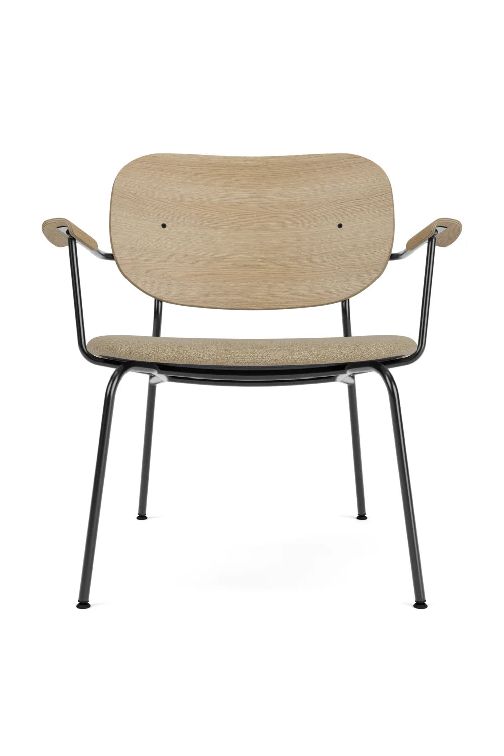 Luxury Oak Back Lounge Chair Modern Italian Style for Villa