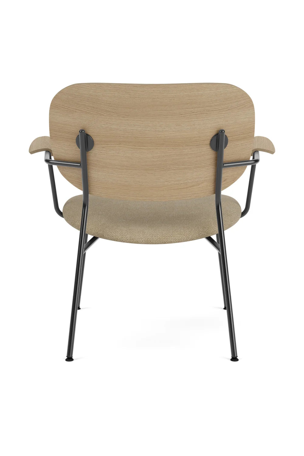 Luxury Oak Back Lounge Chair Modern Italian Style for Villa