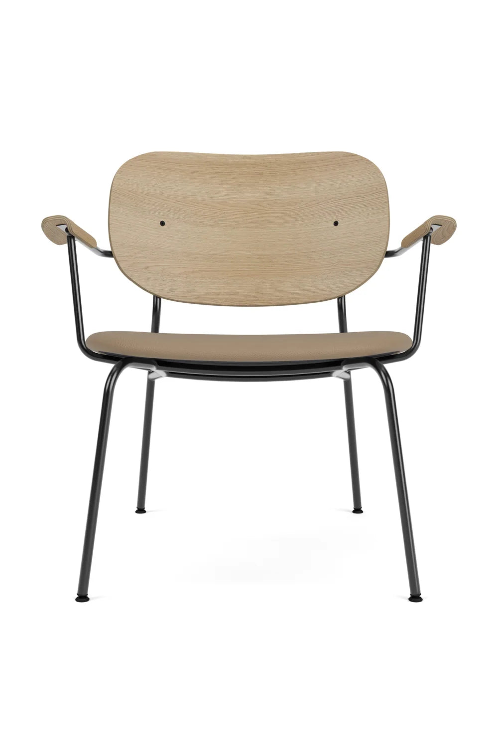 Luxury Oak Back Lounge Chair Modern Italian Style for Villa