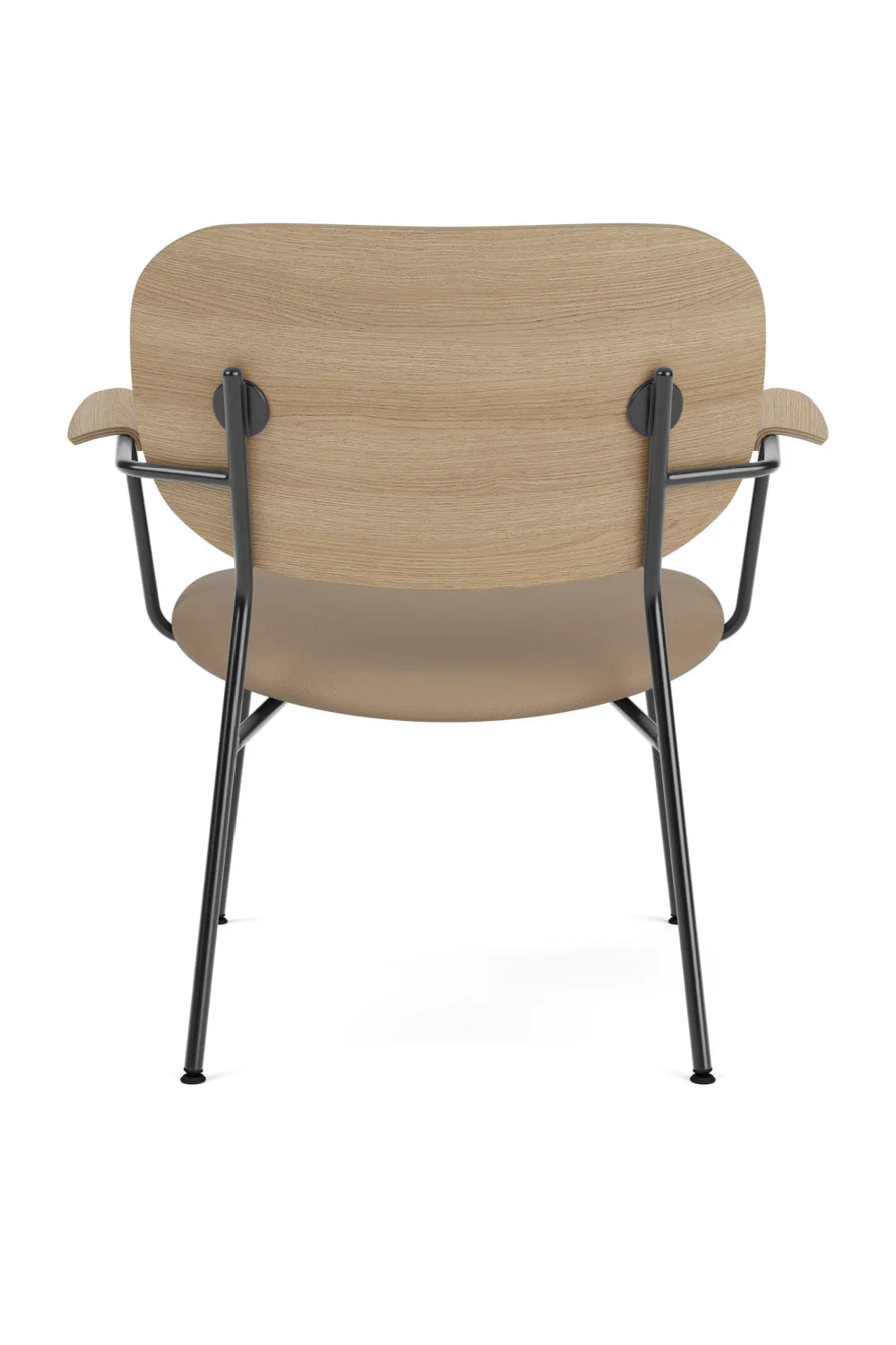 Luxury Oak Back Lounge Chair Modern Italian Style for Villa
