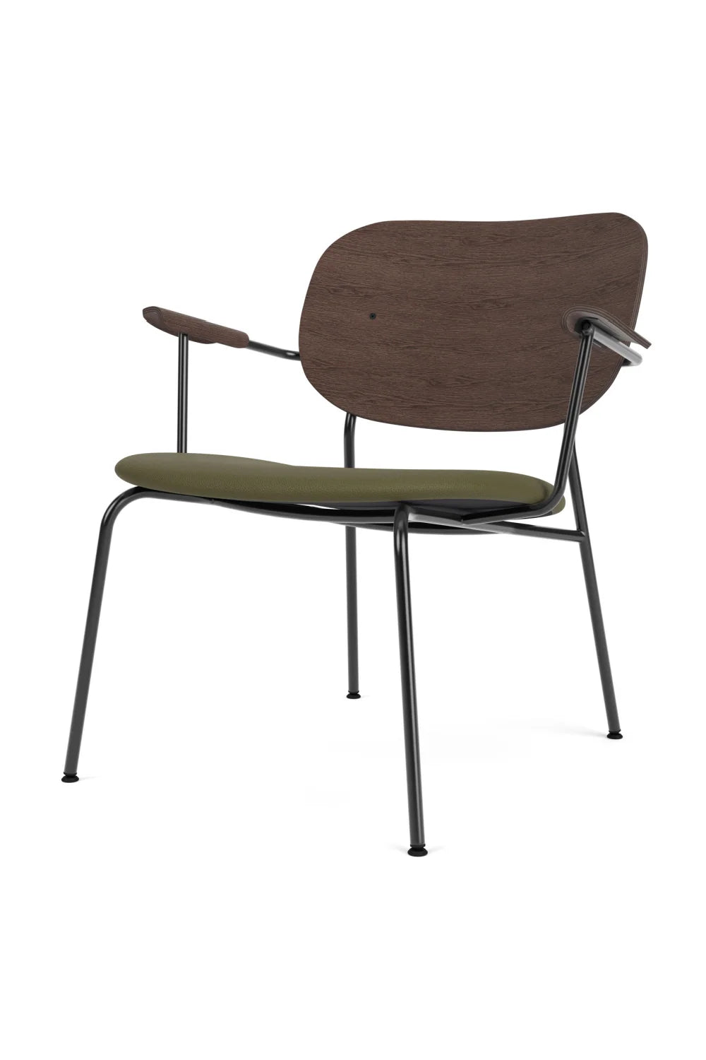 Luxury Oak Back Lounge Chair Modern Italian Style for Villa