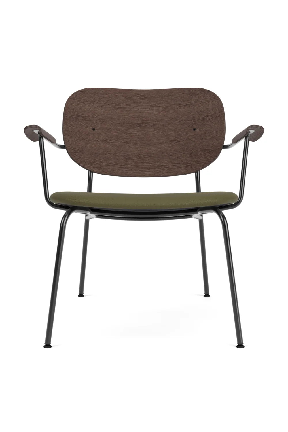 Luxury Oak Back Lounge Chair Modern Italian Style for Villa
