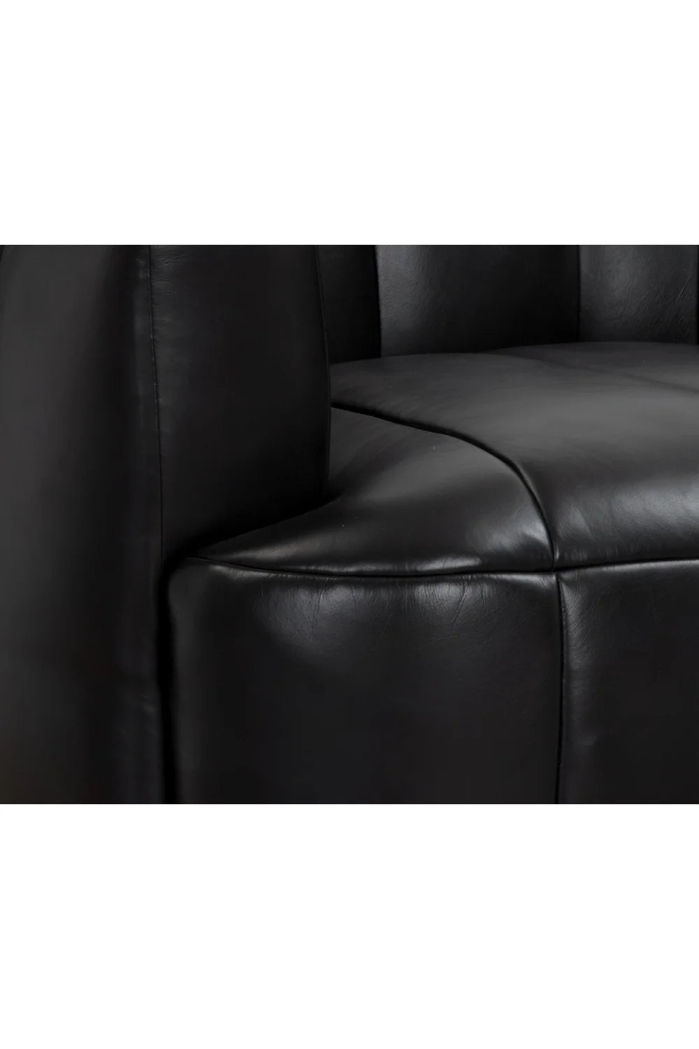 Luxury Oak Base Barrel Swivel Armchair Modern Italian Style for Villa