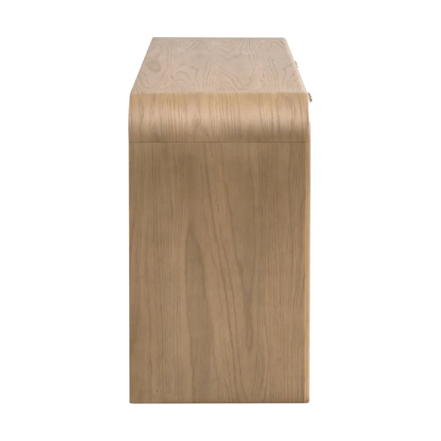 Luxury Oak Cane 4-Door Sideboard European Style for Villa