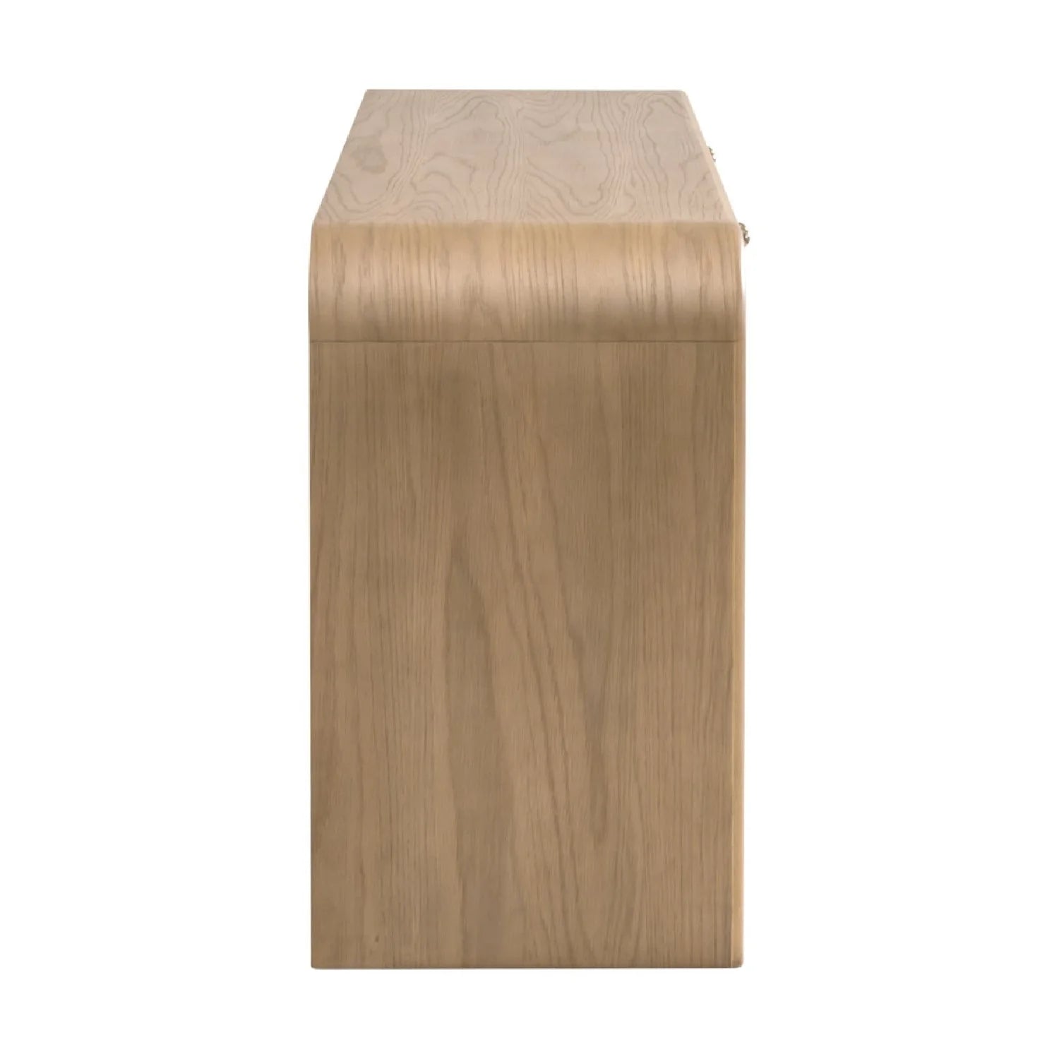 Luxury Oak Cane 4-Door Sideboard European Style for Villa