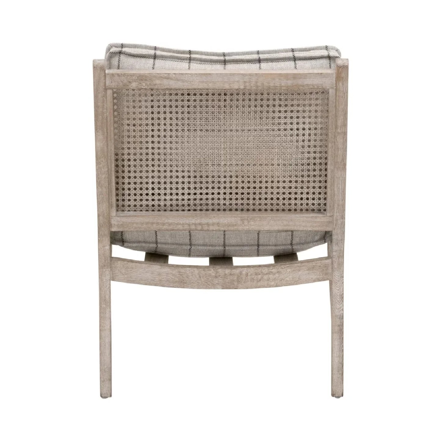 Luxury Oak Canework Lounge Chair Modern Italian Style for Villa