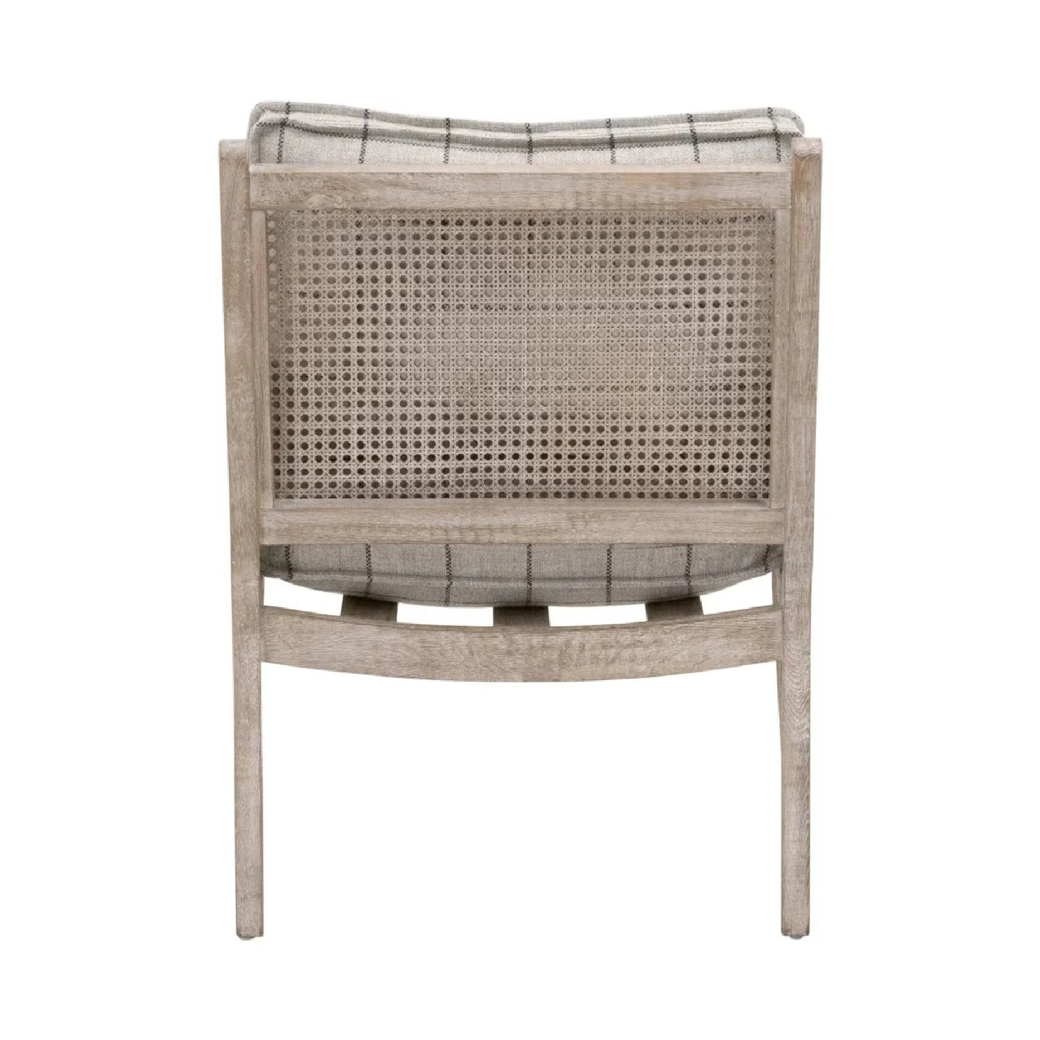 Luxury Oak Canework Lounge Chair Modern Italian Style for Villa