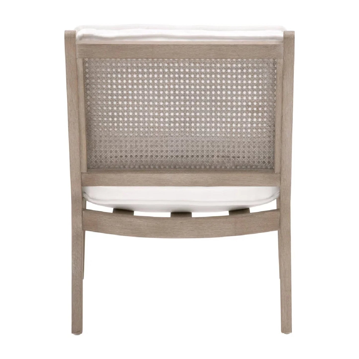 Luxury Oak Canework Lounge Chair Modern Italian Style for Villa