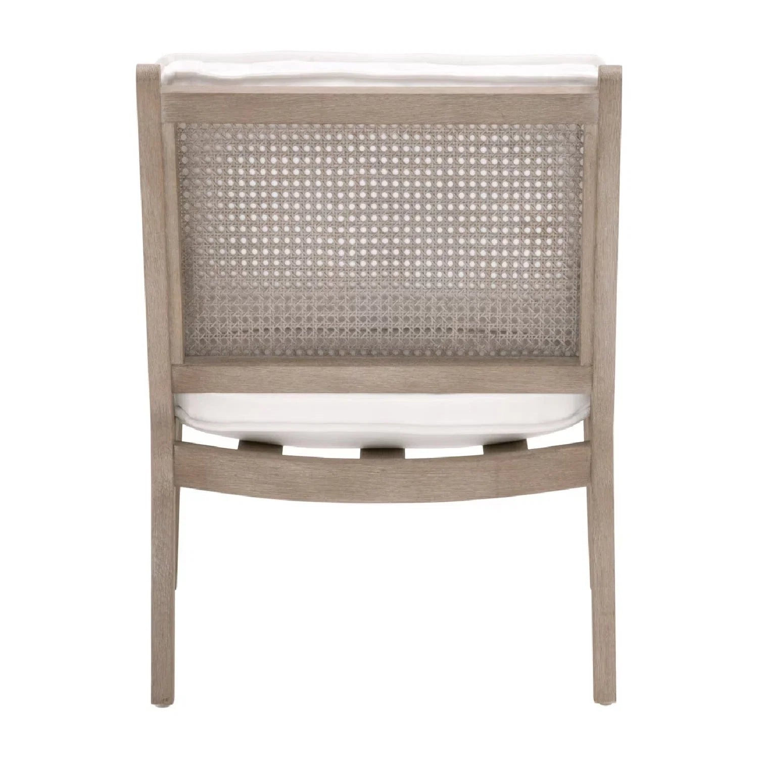 Luxury Oak Canework Lounge Chair Modern Italian Style for Villa