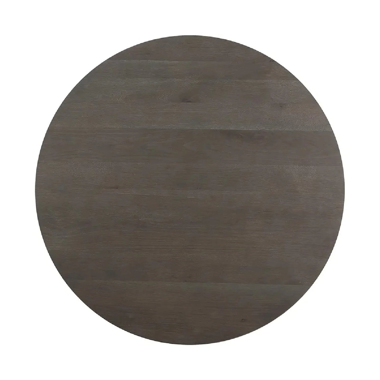Luxury Oak Cross-Base Round Coffee Table Modern Italian Style for Villa