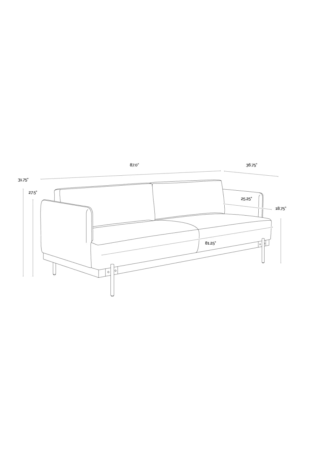Luxury Oak Frame Boucle Sofa Modern Italian Style for Villa