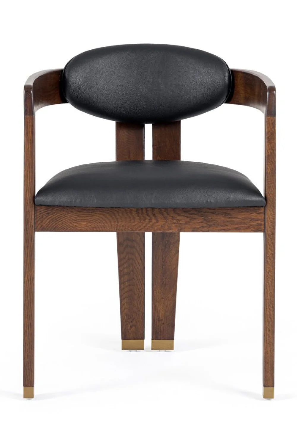 Luxury Oak-Framed Modern Dining Chair European Style for Villa