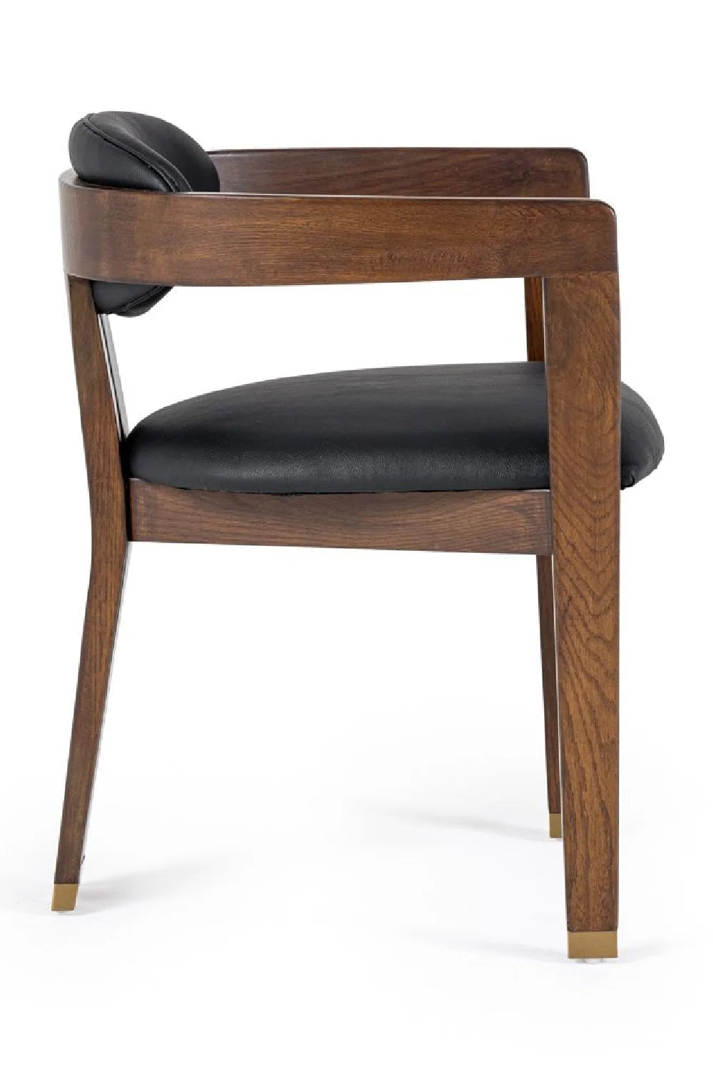 Luxury Oak-Framed Modern Dining Chair European Style for Villa