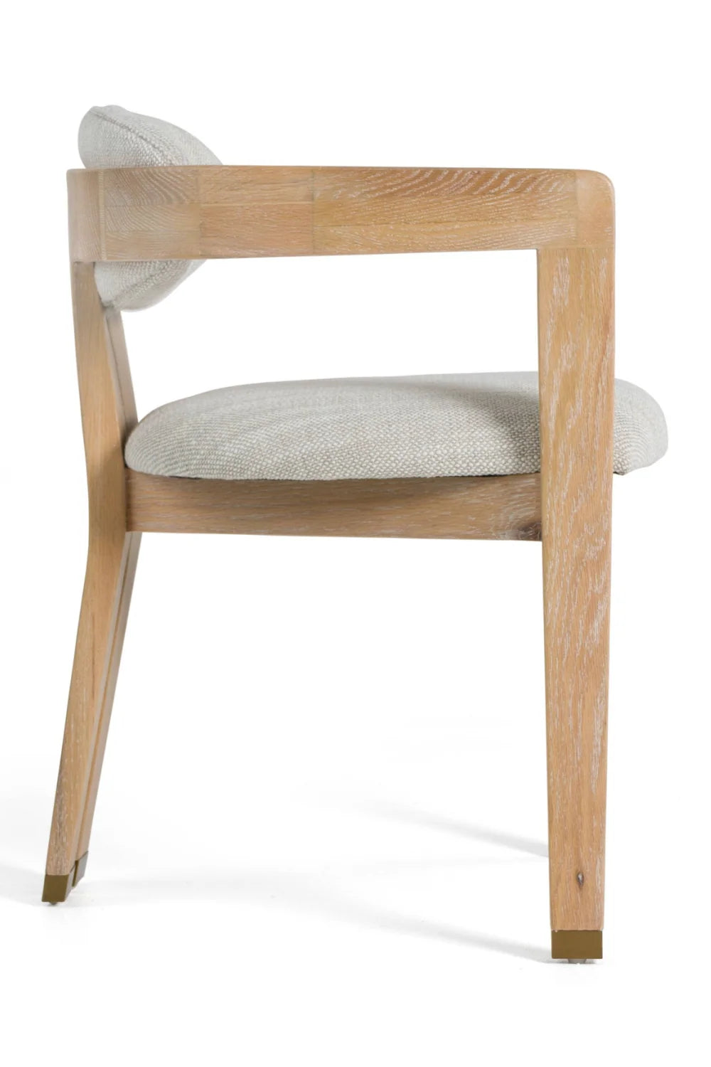 Luxury Oak-Framed Modern Dining Chair European Style for Villa