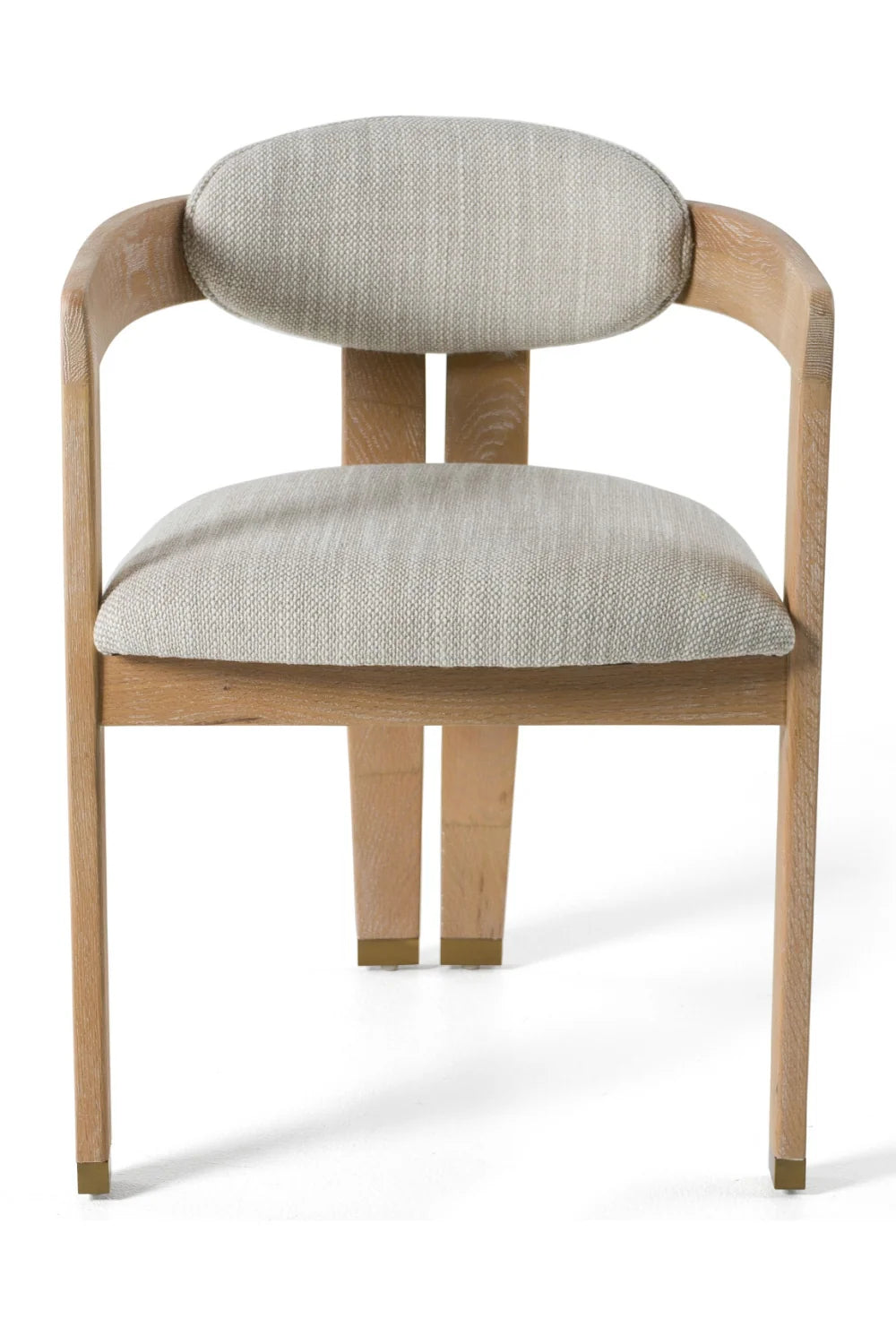 Luxury Oak-Framed Modern Dining Chair European Style for Villa