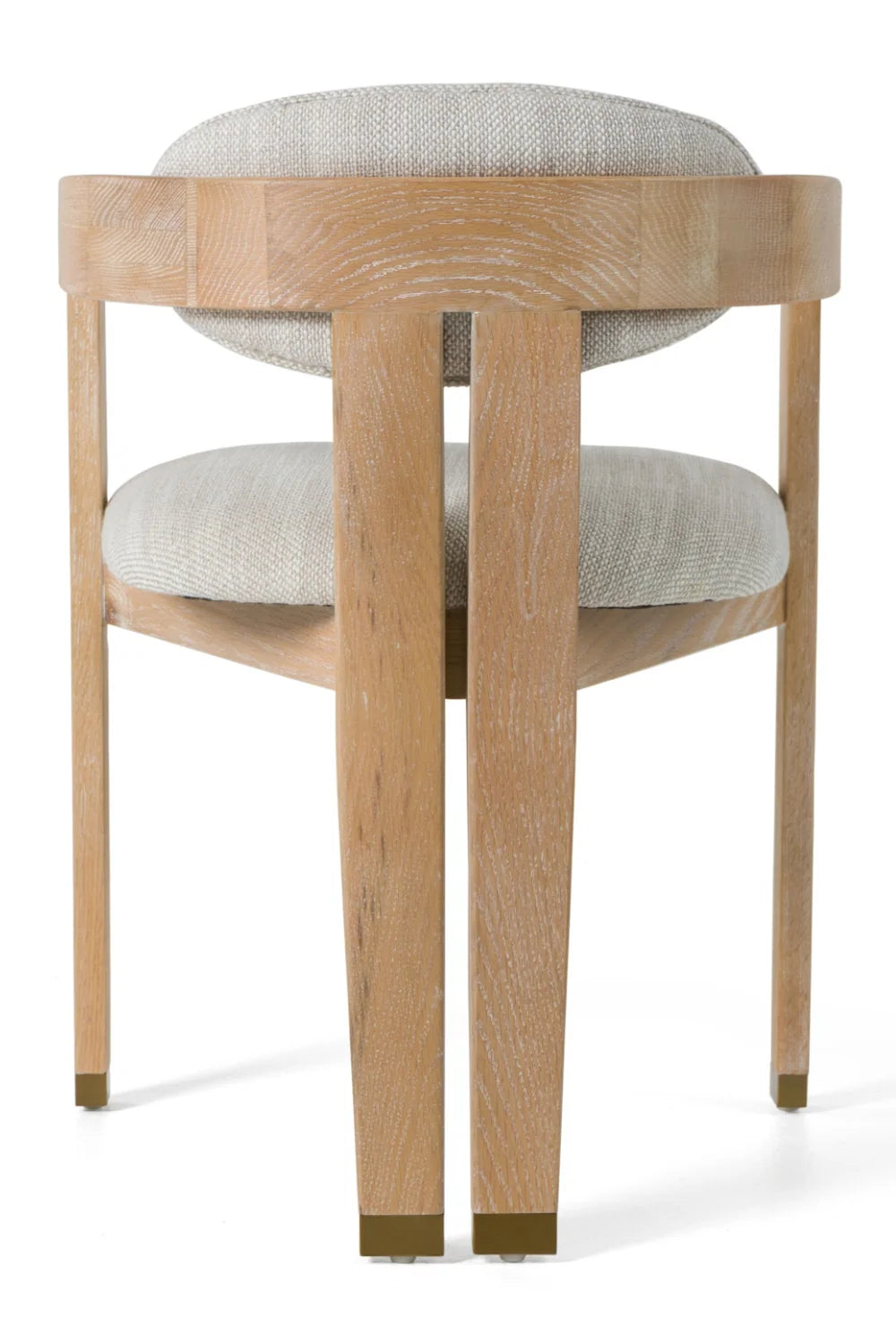 Luxury Oak-Framed Modern Dining Chair European Style for Villa