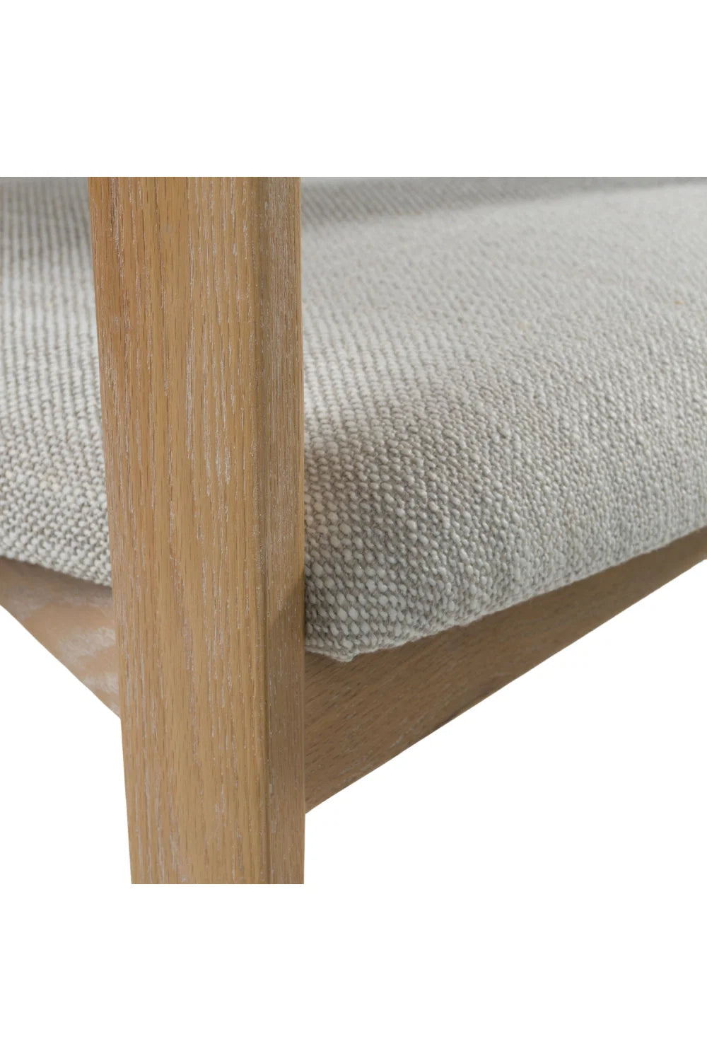 Luxury Oak-Framed Modern Dining Chair European Style for Villa
