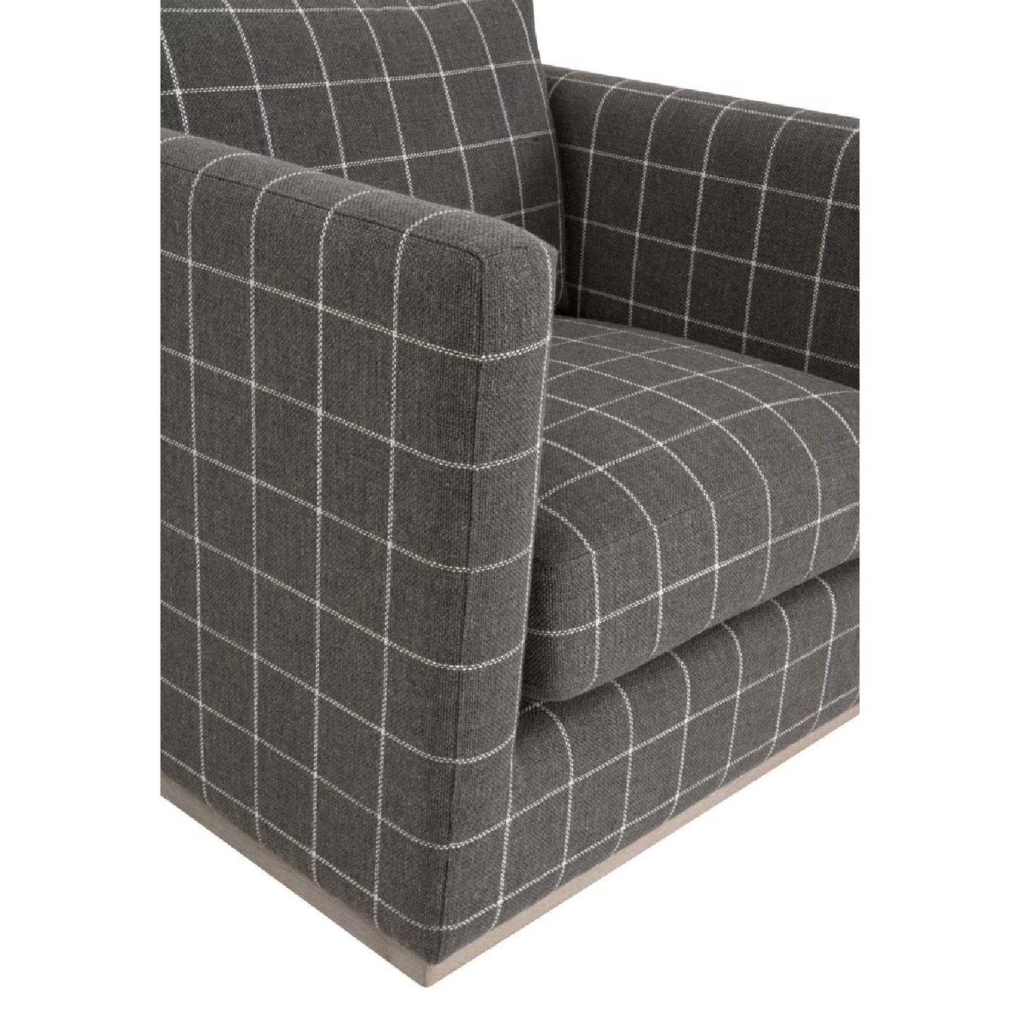 Luxury Oak Framed Swivel Club Chair European Style for Villa