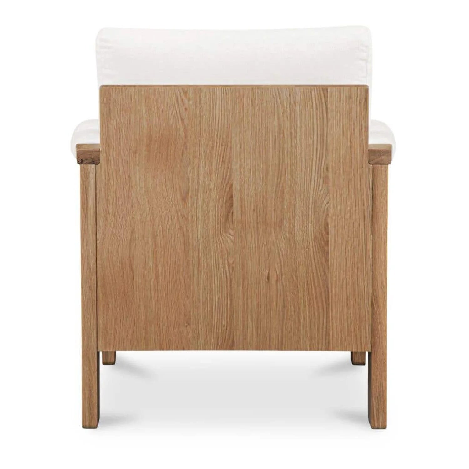Luxury Oak Framed Upholstered Accent Chair European Style for Villa
