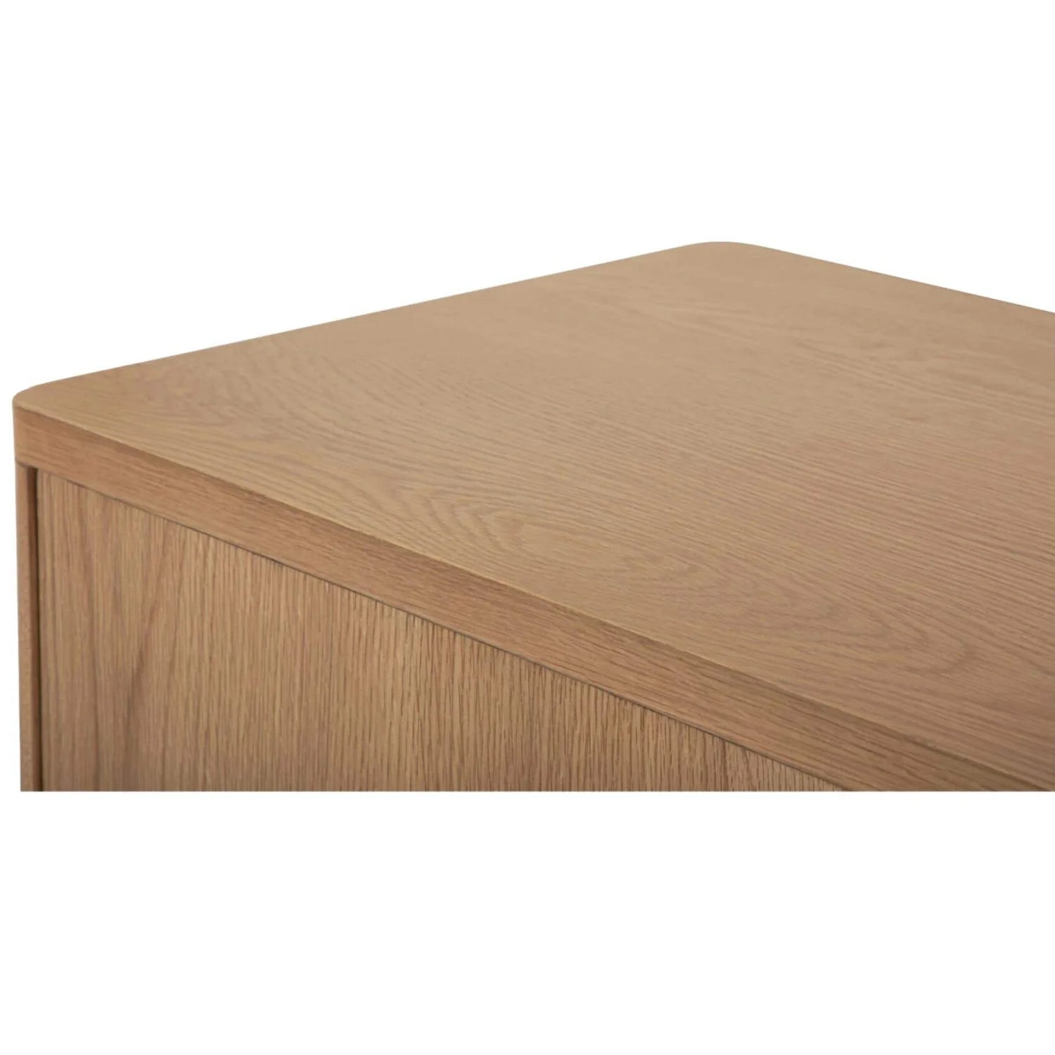 Luxury Oak Sliding Door TV Stand Modern Italian Style for Villa
