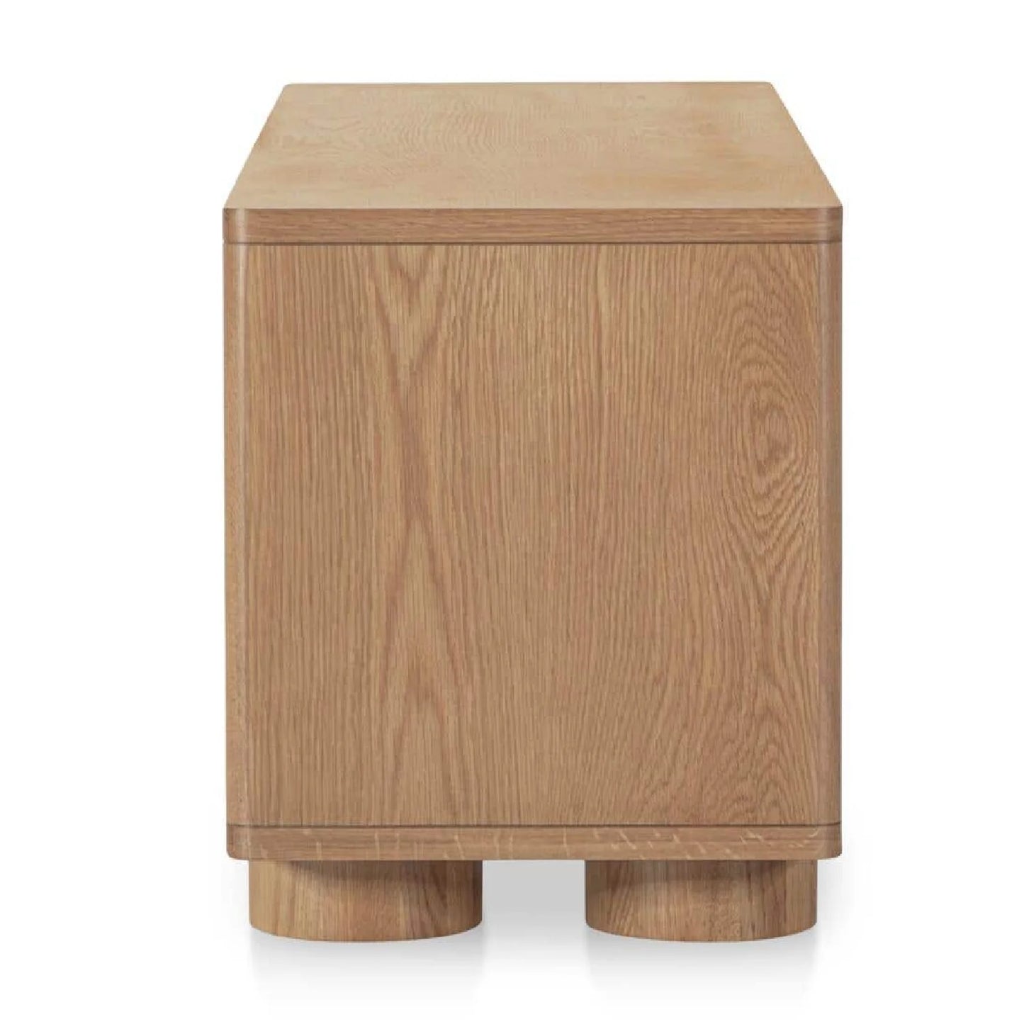 Luxury Oak Sliding Door TV Stand Modern Italian Style for Villa