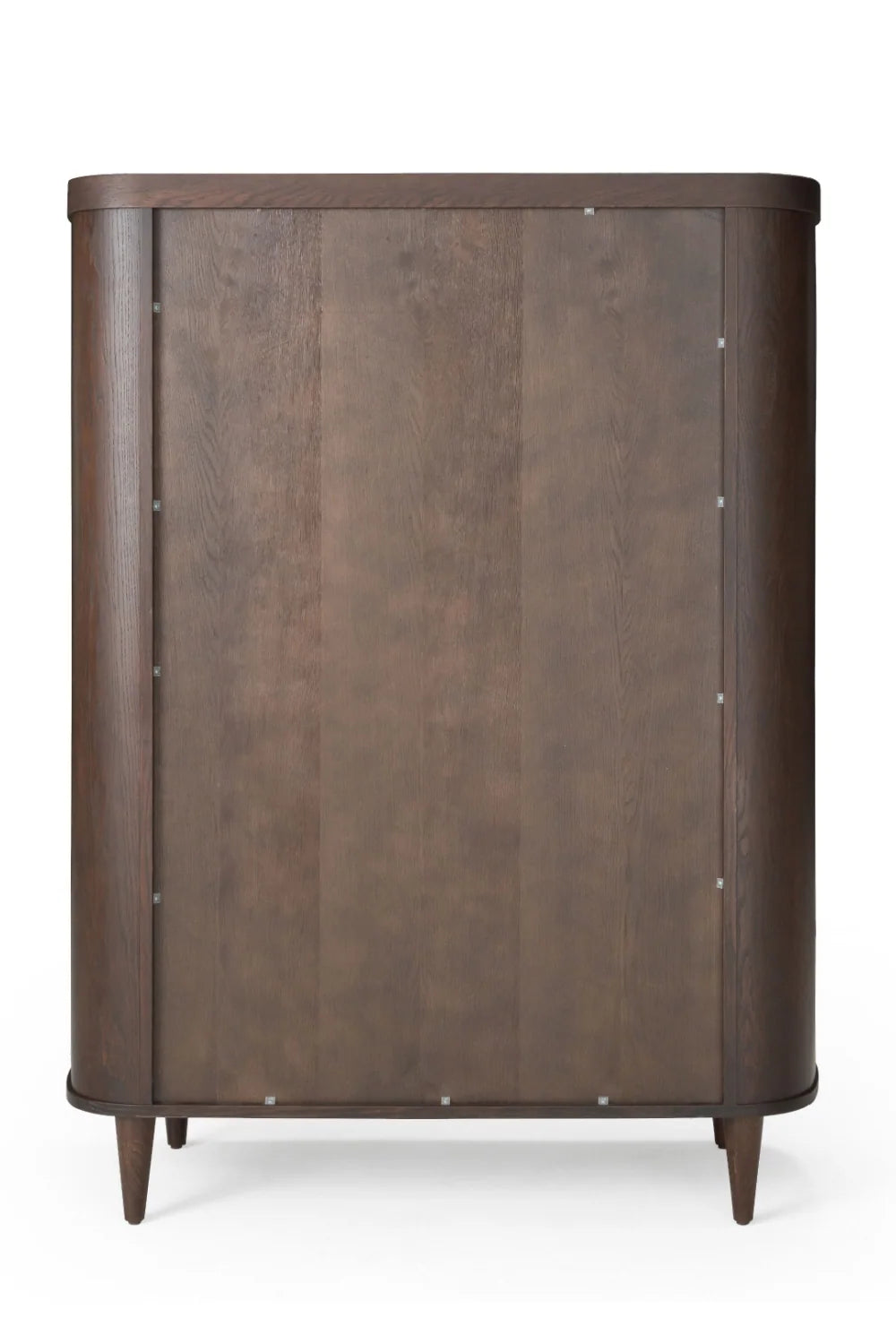Luxury Oak Tall Sideboard European Style for Villa