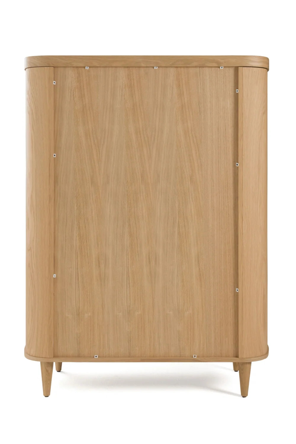 Luxury Oak Tall Sideboard European Style for Villa