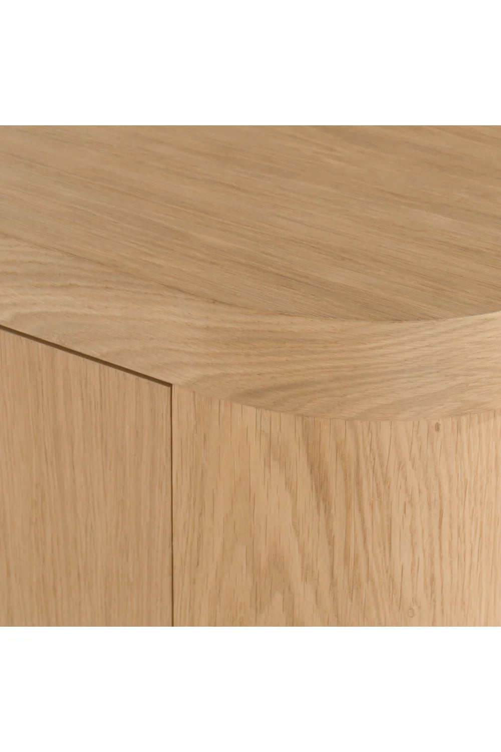 Luxury Oak Tall Sideboard European Style for Villa