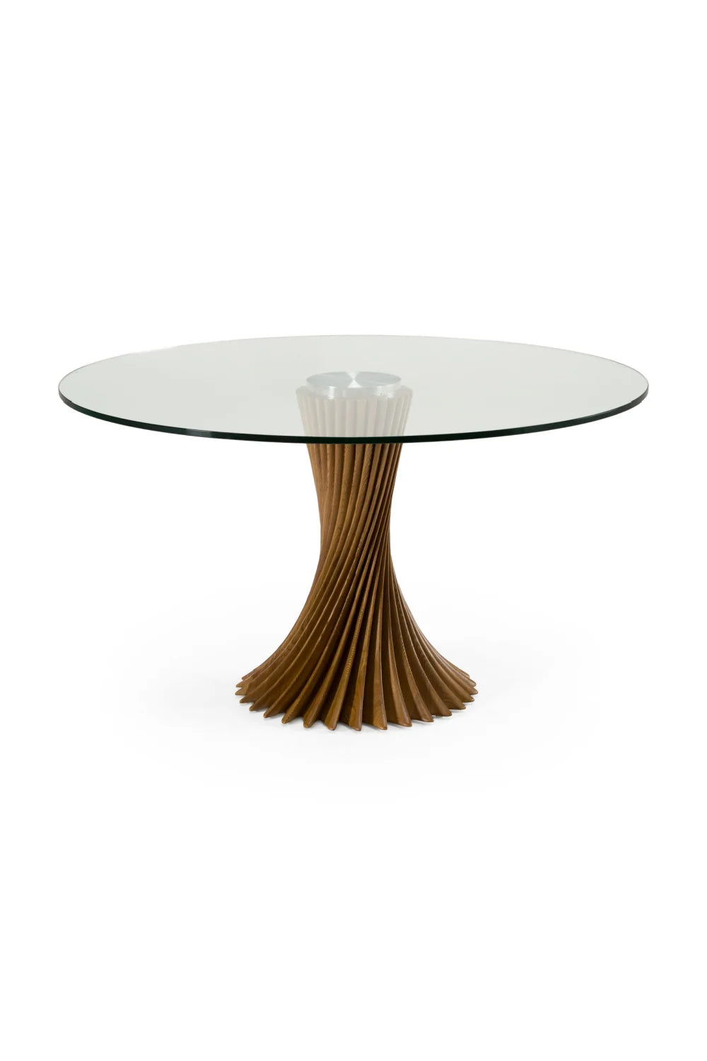 Luxury Ocasio Twisted Base Dining Table Modern Italian Style for Villa