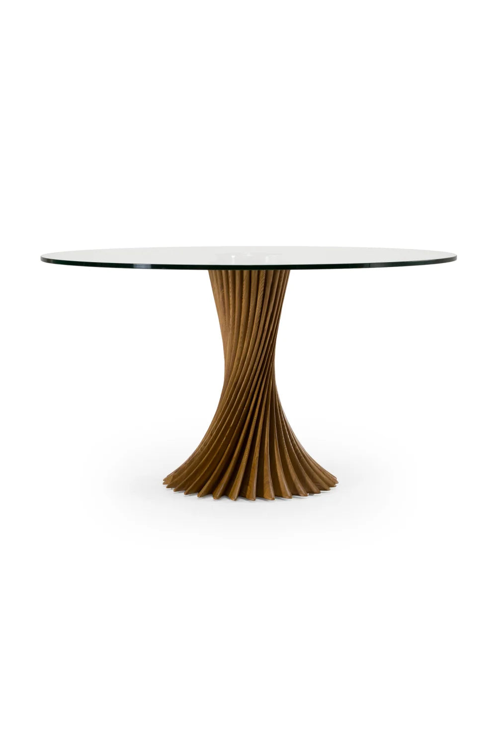 Luxury Ocasio Twisted Base Dining Table Modern Italian Style for Villa
