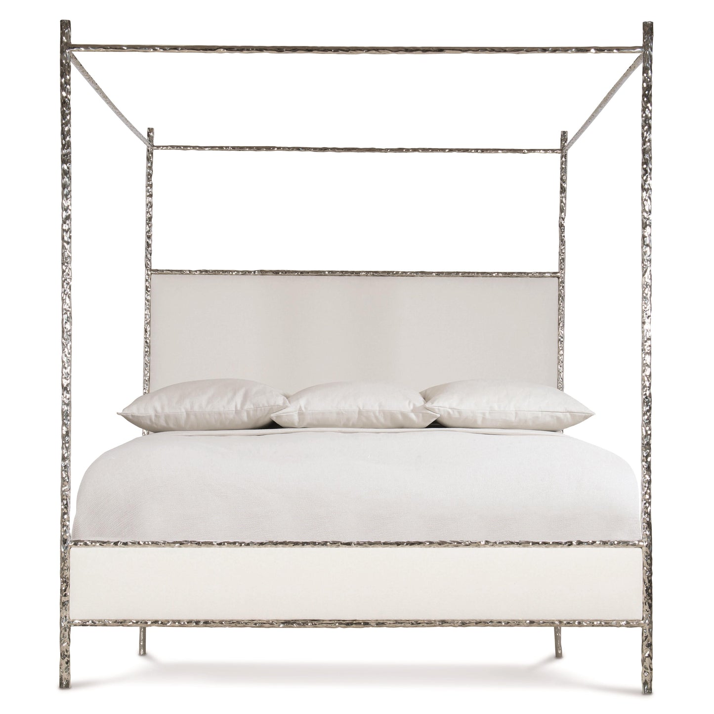 Luxury Odette Fabric Canopy Bed Modern Italian Style for Villa
