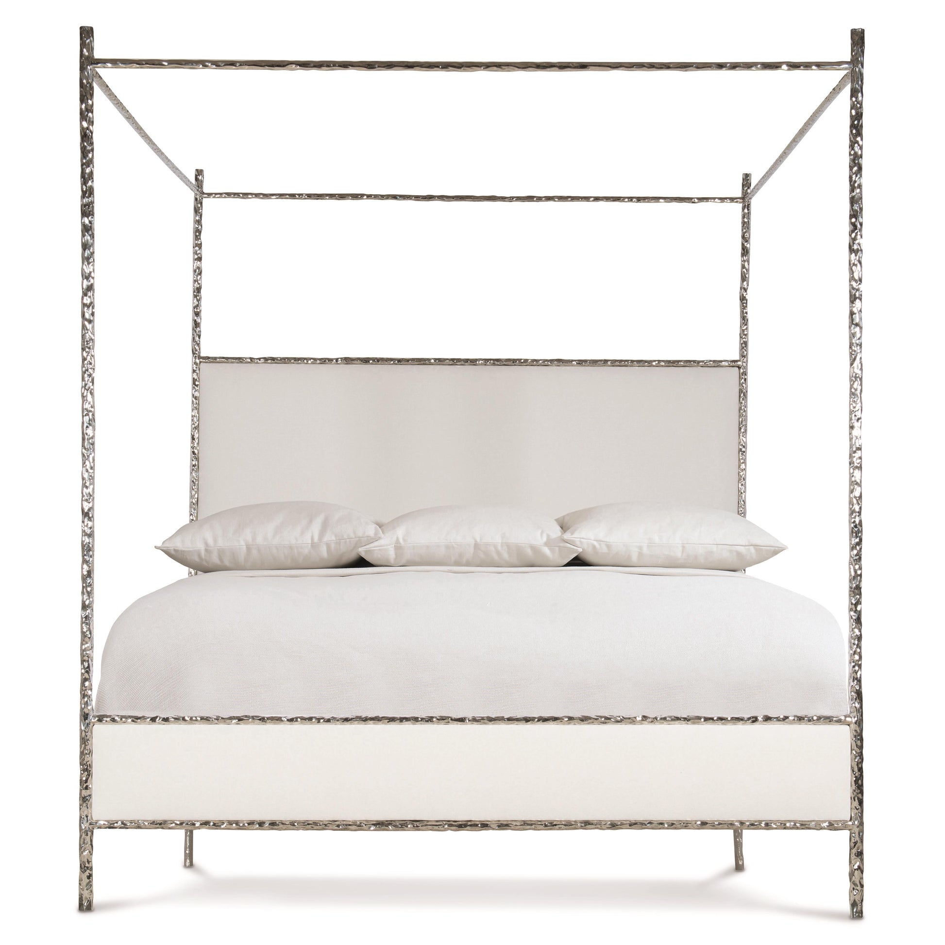 Luxury Odette Fabric Canopy Bed Modern Italian Style for Villa