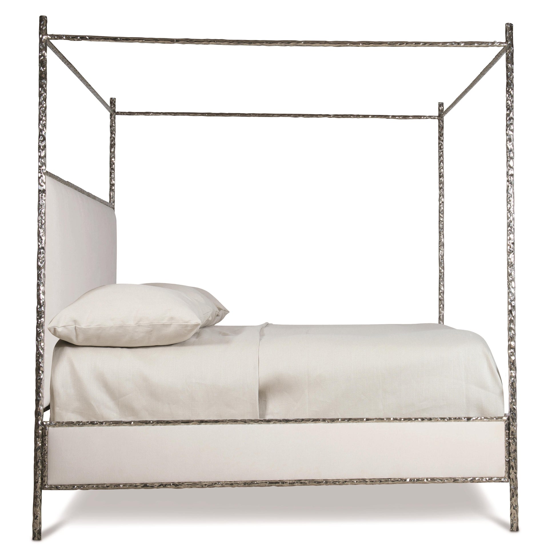 Luxury Odette Fabric Canopy Bed Modern Italian Style for Villa