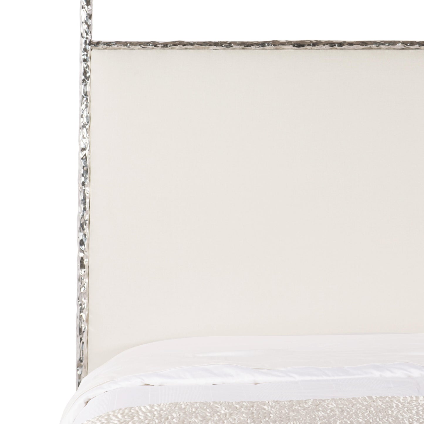 Luxury Odette Fabric Canopy Bed Modern Italian Style for Villa