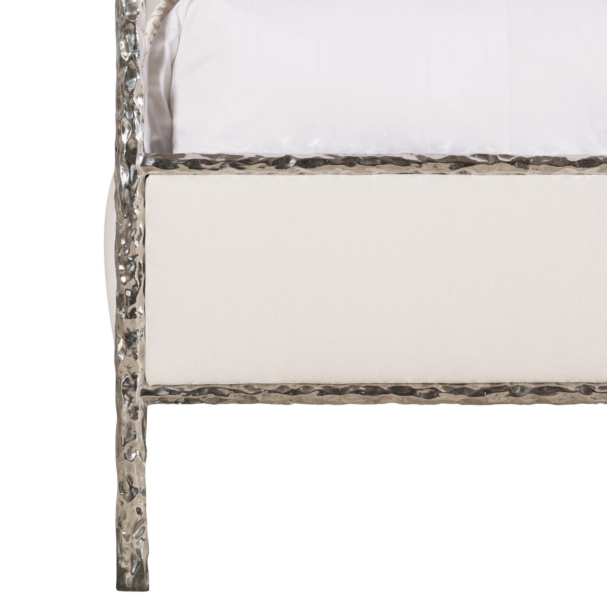 Luxury Odette Fabric Canopy Bed Modern Italian Style for Villa