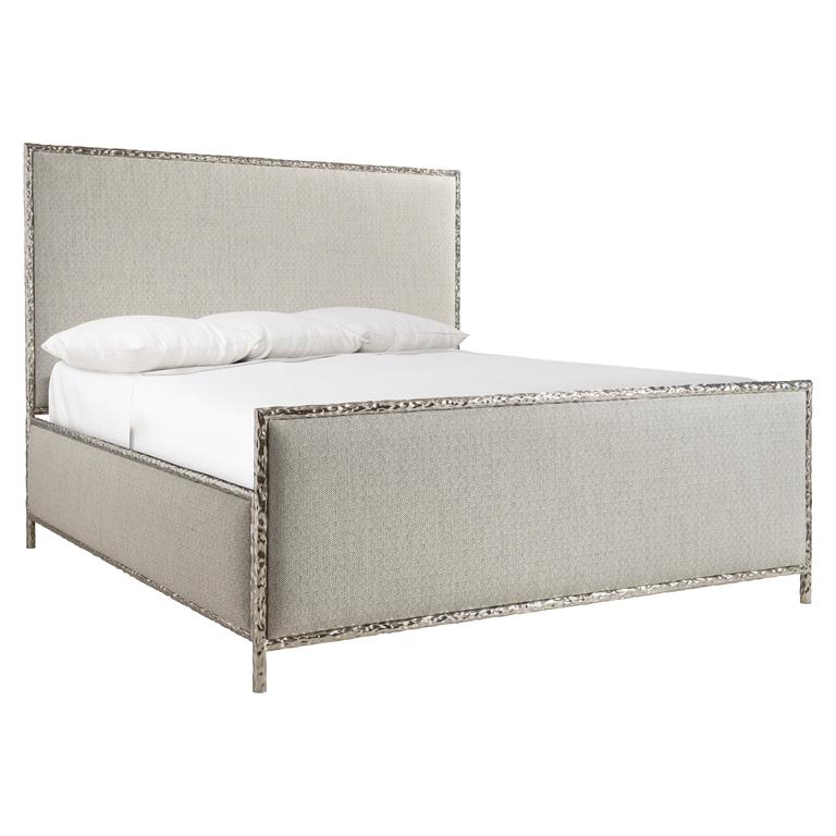 Luxury Odette Fabric Panel Bed Modern Italian Style for Villa