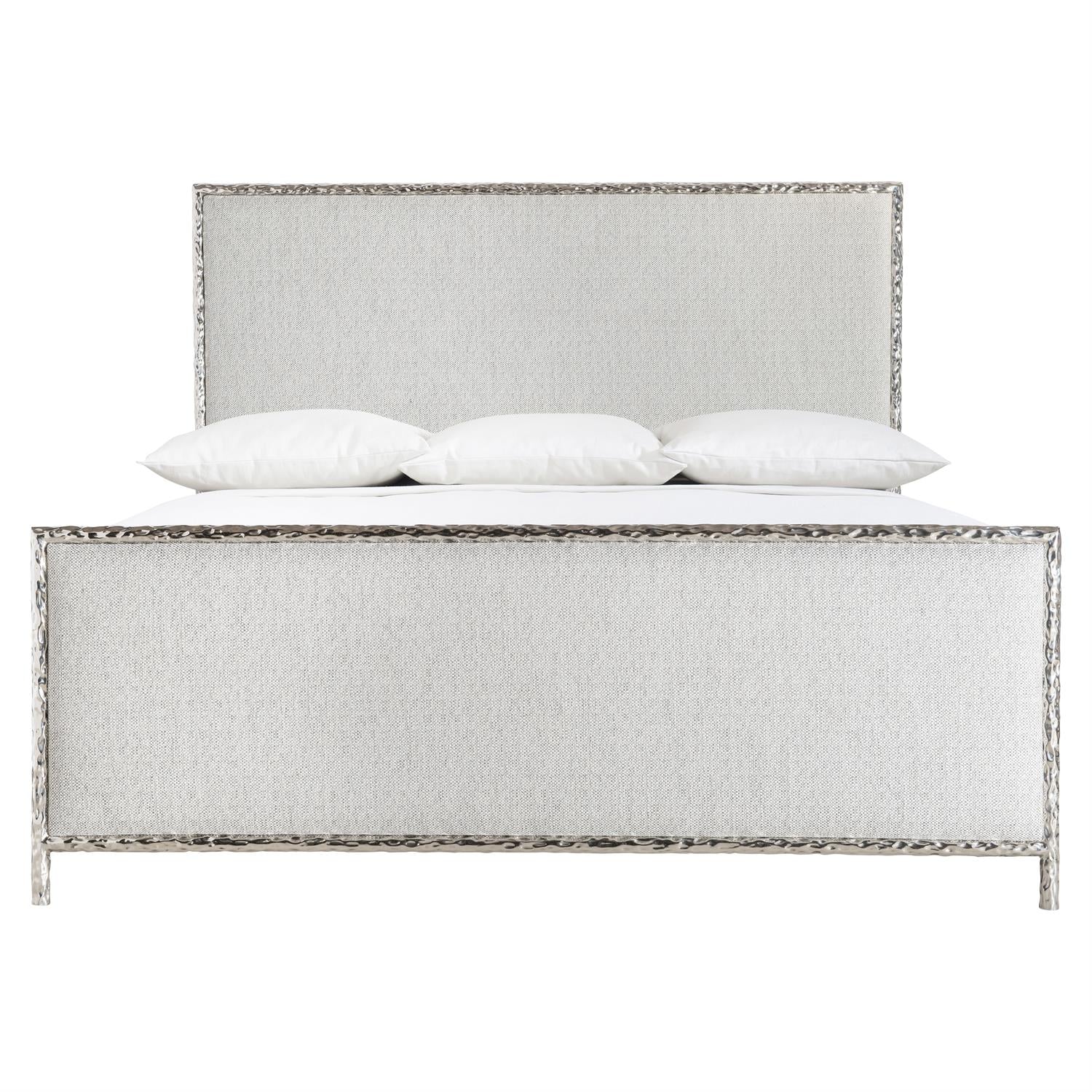 Luxury Odette Fabric Panel Bed Modern Italian Style for Villa