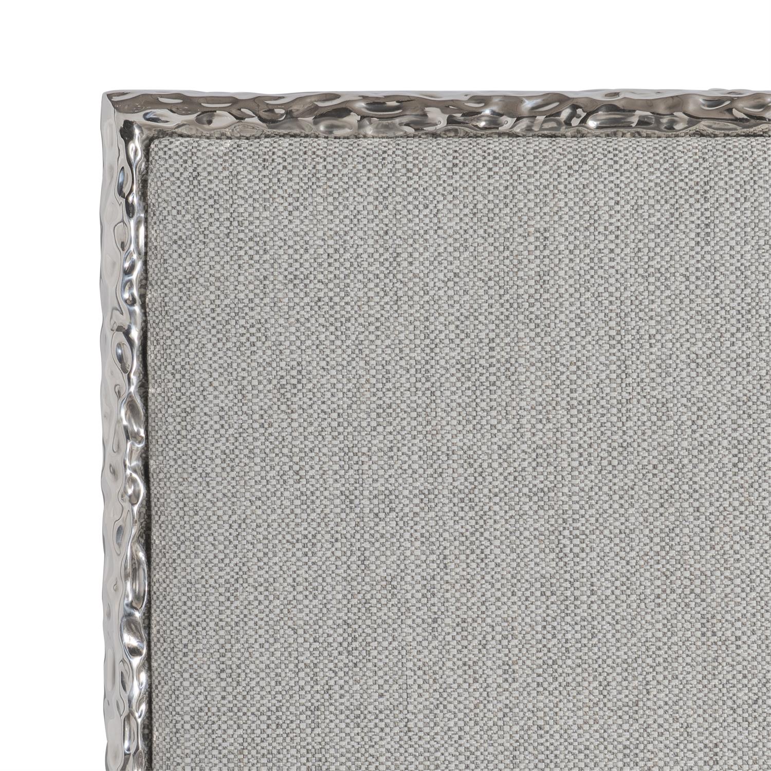 Luxury Odette Fabric Panel Bed Modern Italian Style for Villa