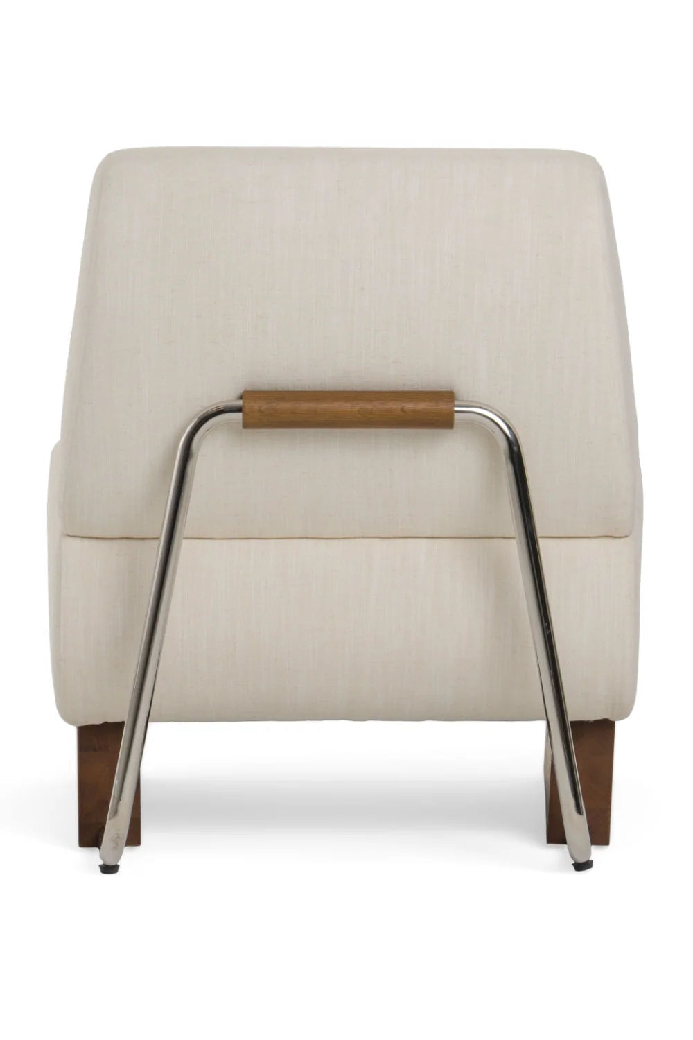 Luxury Off-White Accent Chair Modern Italian Style for Villa