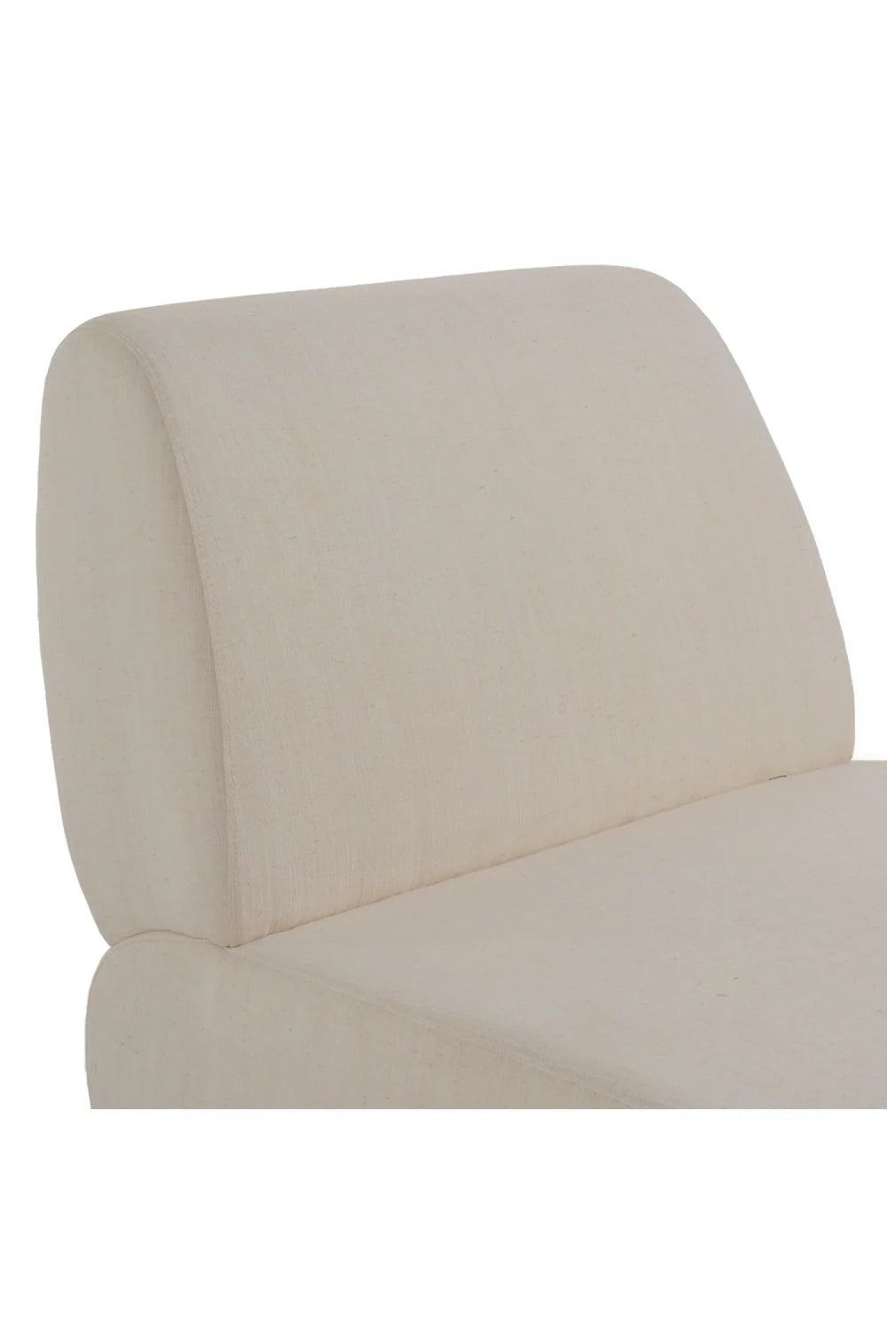 Luxury Off-White Accent Chair Modern Italian Style for Villa