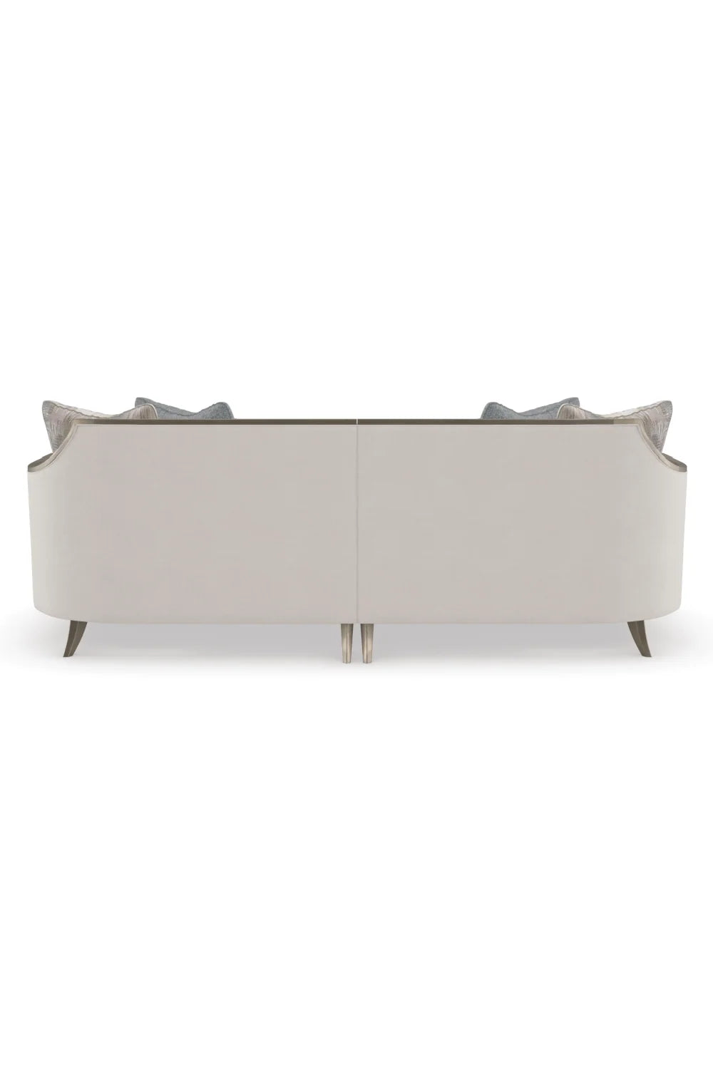 Luxury Off-White Fabric Modular Sectional Sofa Modern Italian Style for Villa