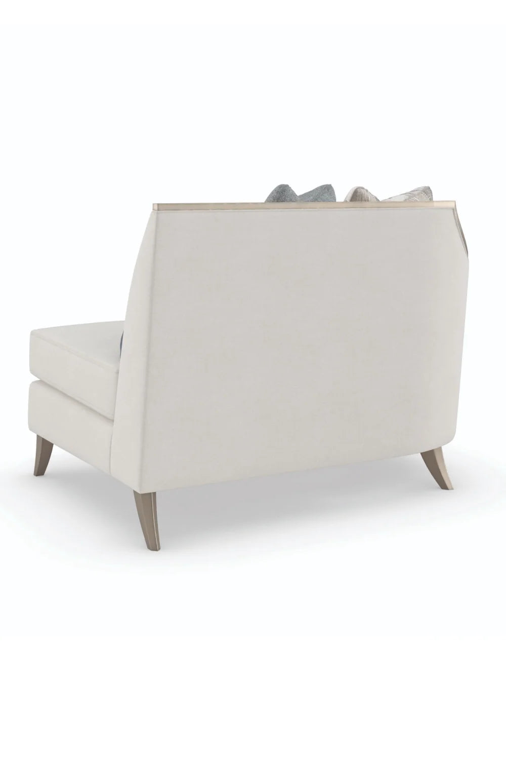 Luxury Off-White Fabric Modular Sectional Sofa Modern Italian Style for Villa