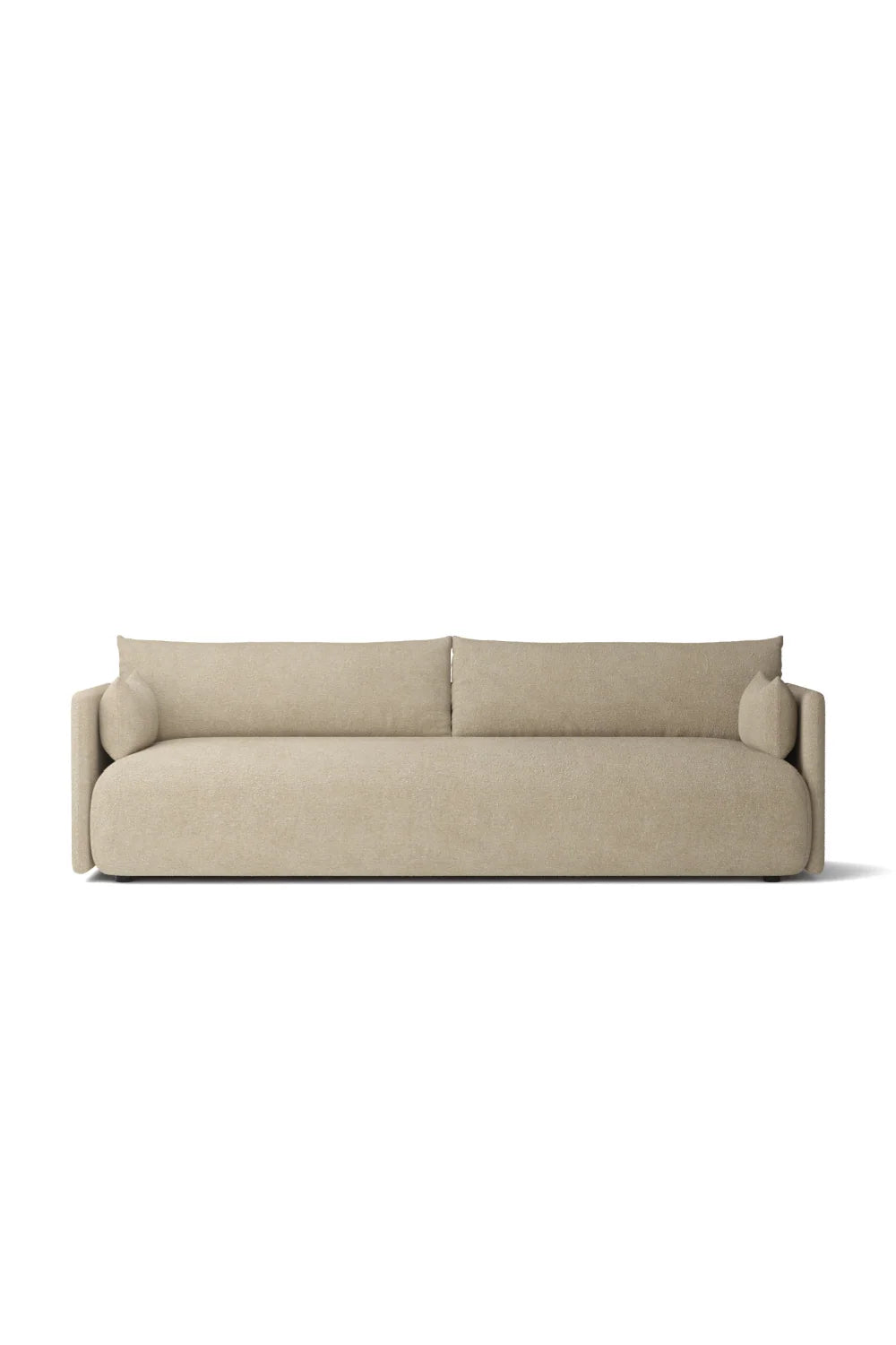 Luxury Offset Fabric 3-Seater Sofa Modern Italian Style for Villa