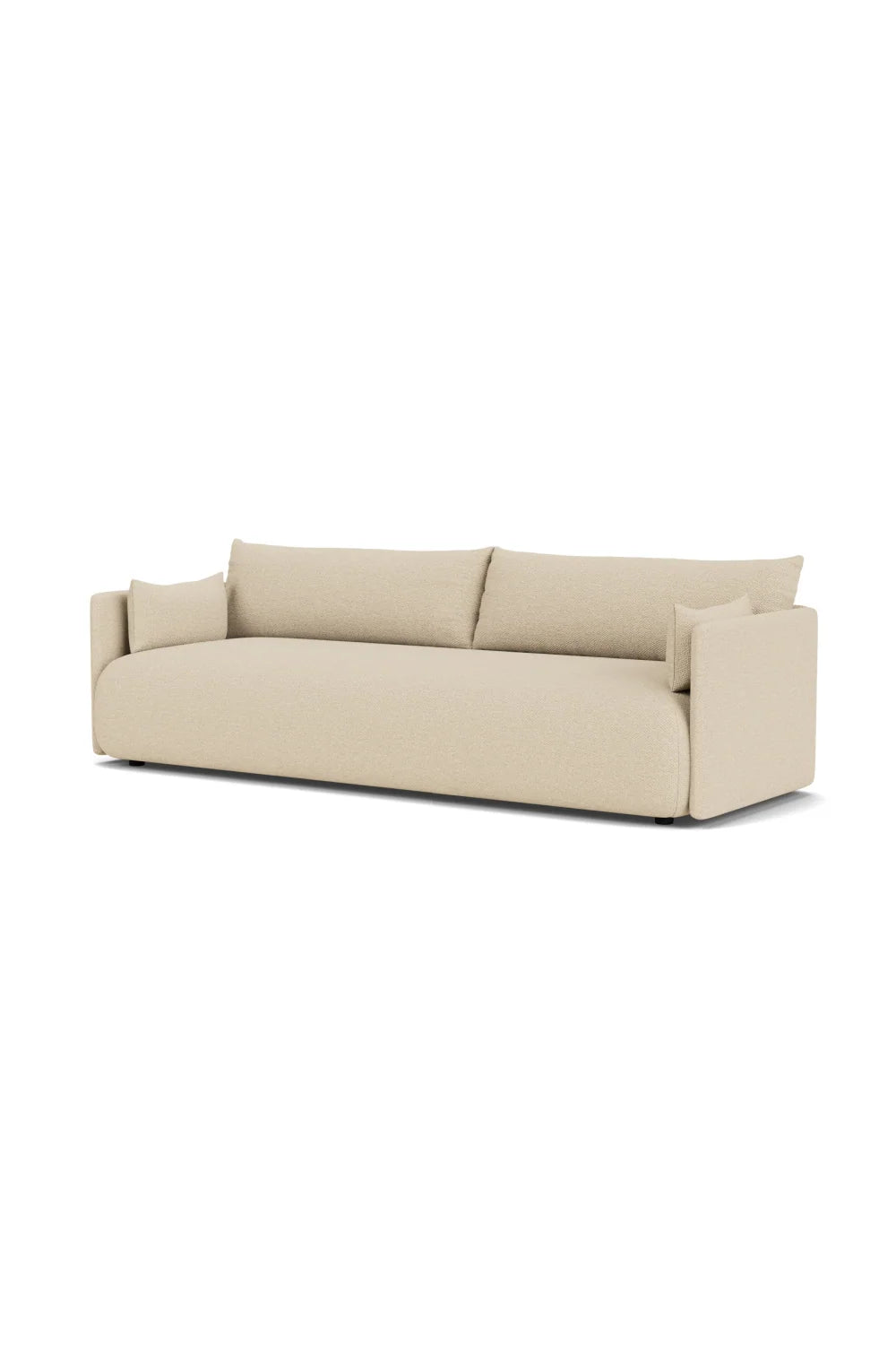 Luxury Offset Fabric 3-Seater Sofa Modern Italian Style for Villa