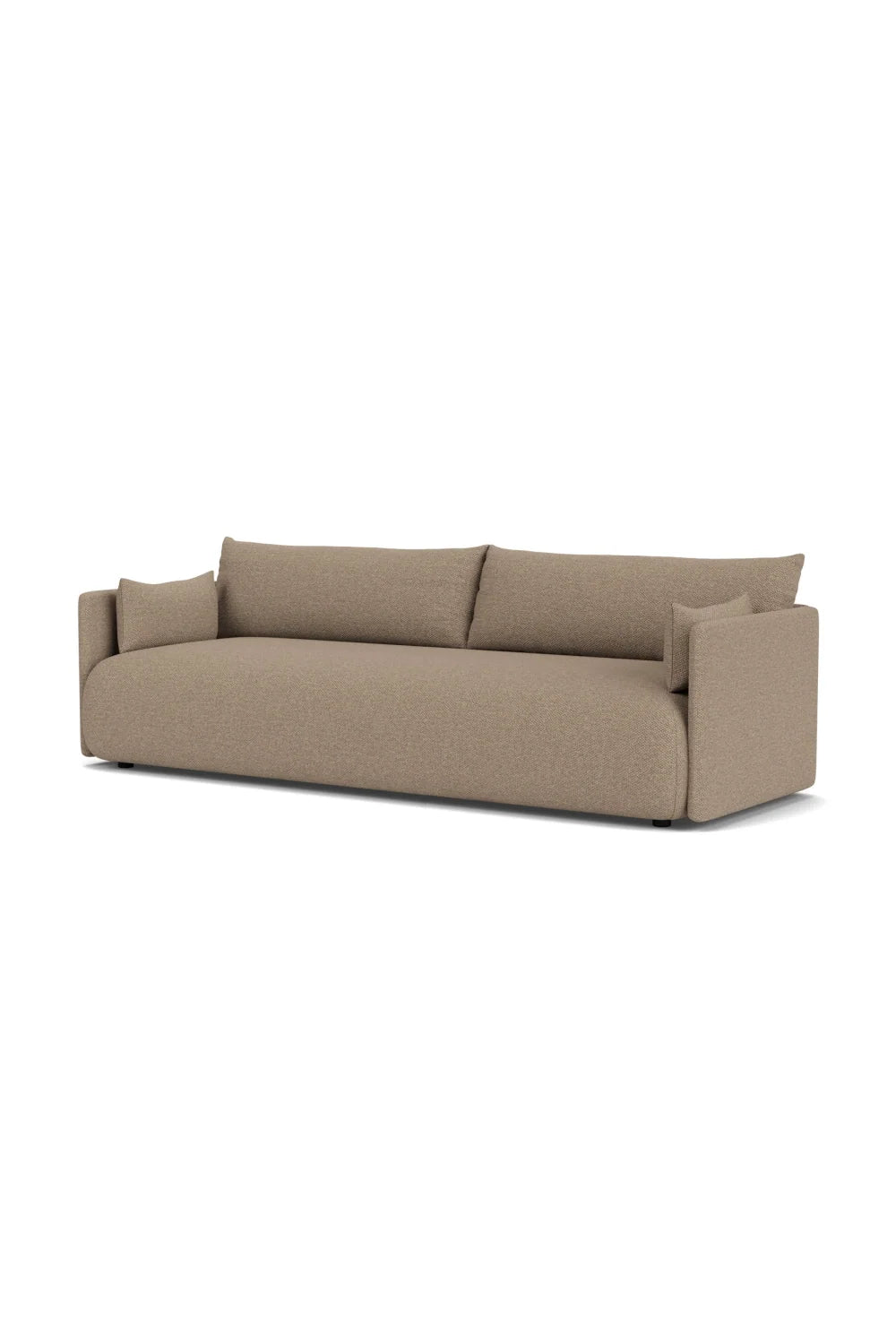 Luxury Offset Fabric 3-Seater Sofa Modern Italian Style for Villa