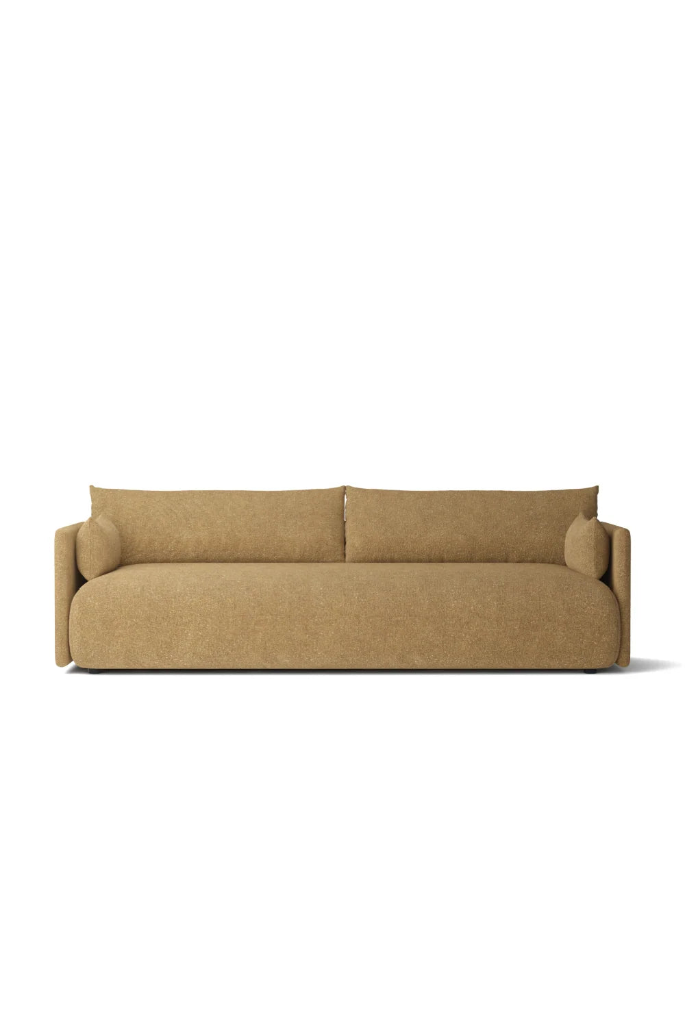 Luxury Offset Fabric 3-Seater Sofa Modern Italian Style for Villa