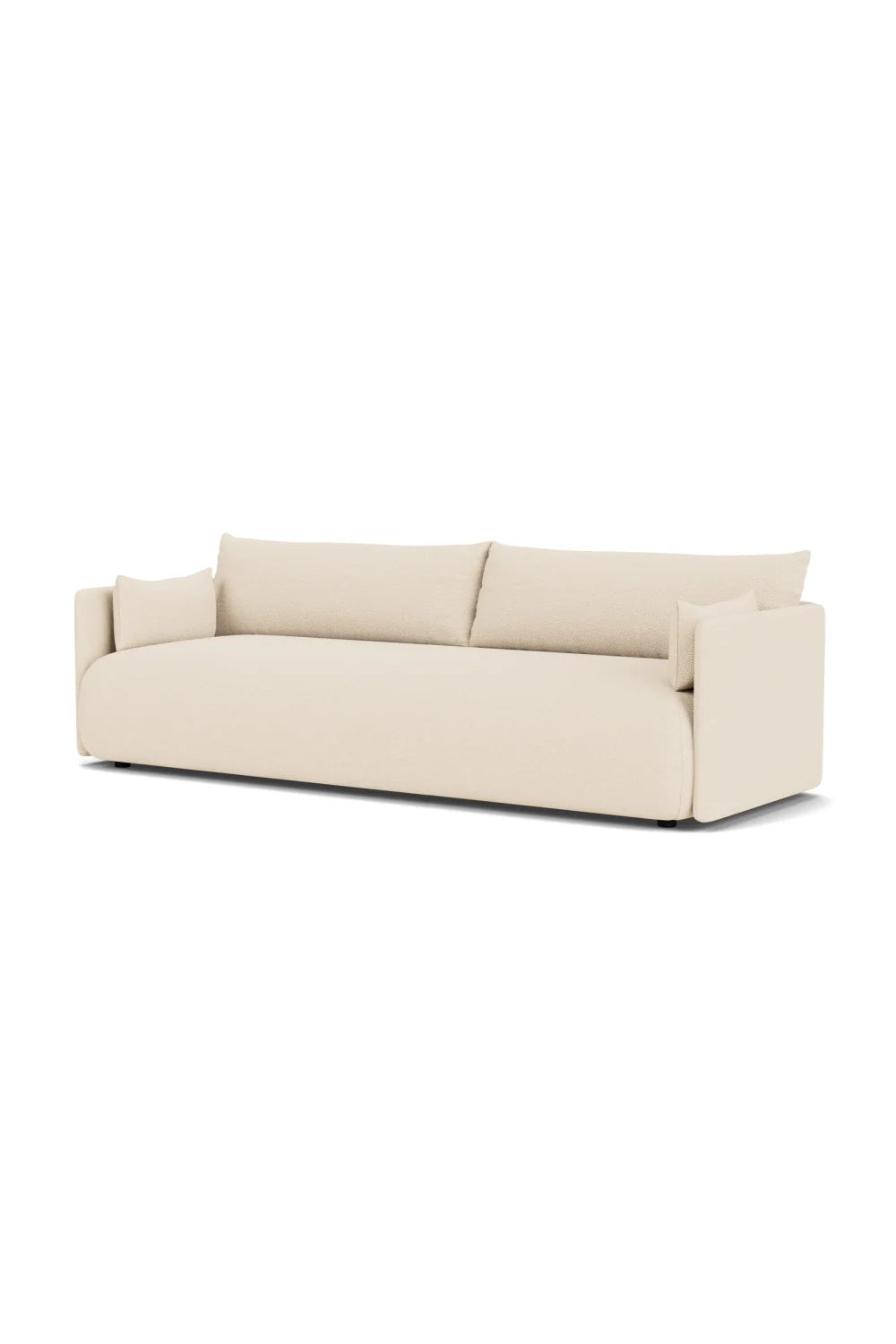 Luxury Offset Fabric 3-Seater Sofa Modern Italian Style for Villa