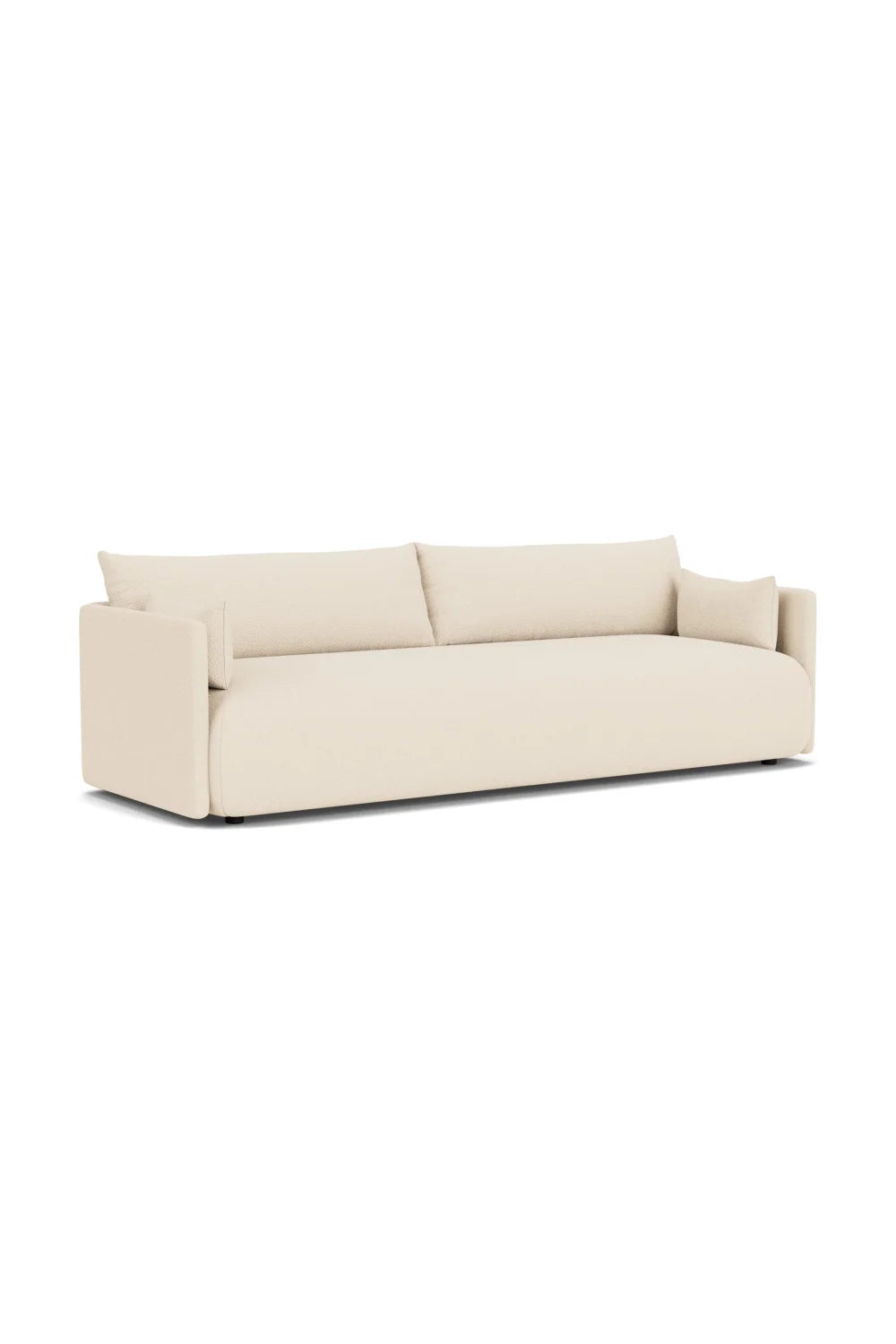 Luxury Offset Fabric 3-Seater Sofa Modern Italian Style for Villa